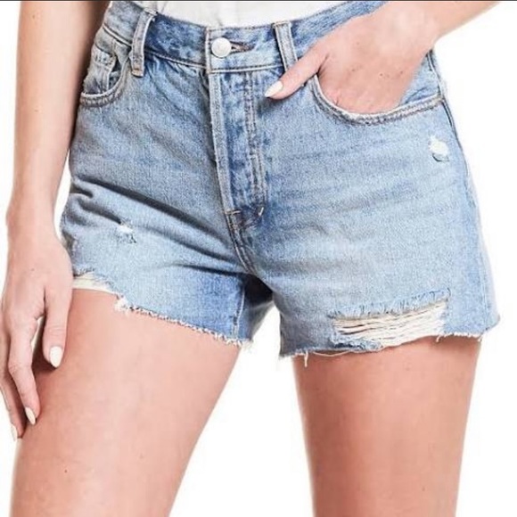 We The Free Pants - We The Free Distressed Jean Shorts 26